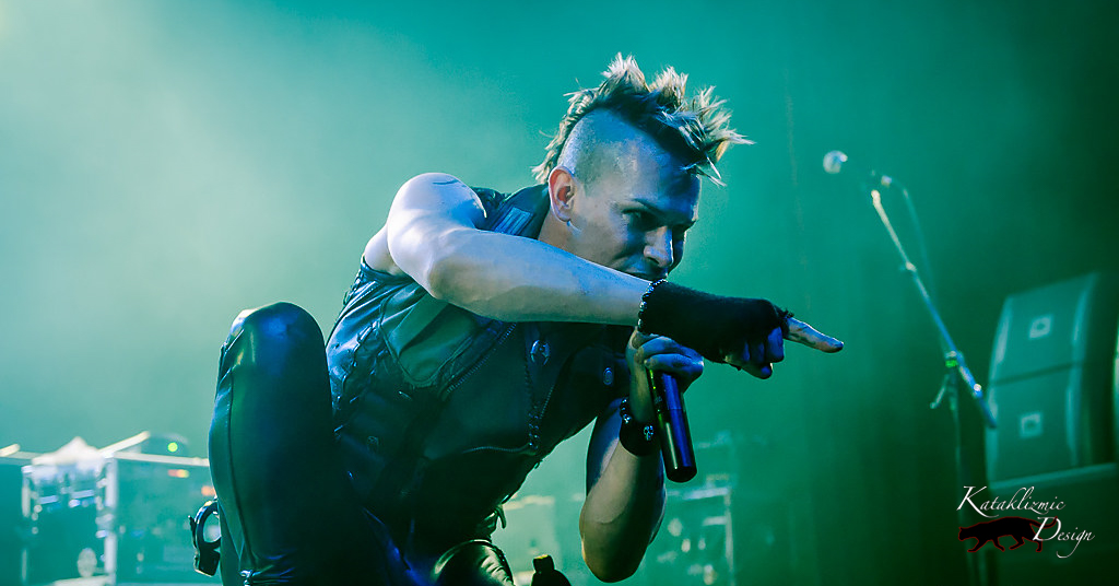 Ron Underwood of 9Electric performing at the Marquee Theatre in Tempe, Arizona