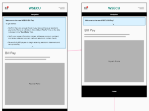 Getting started information for members accessing the new WSECU Bill Pay for the first time